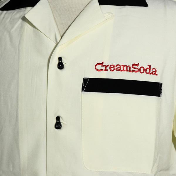 クリームソーダ（CREAM SODA） ダイス刺繍シャツ PD26SH-01 ロック