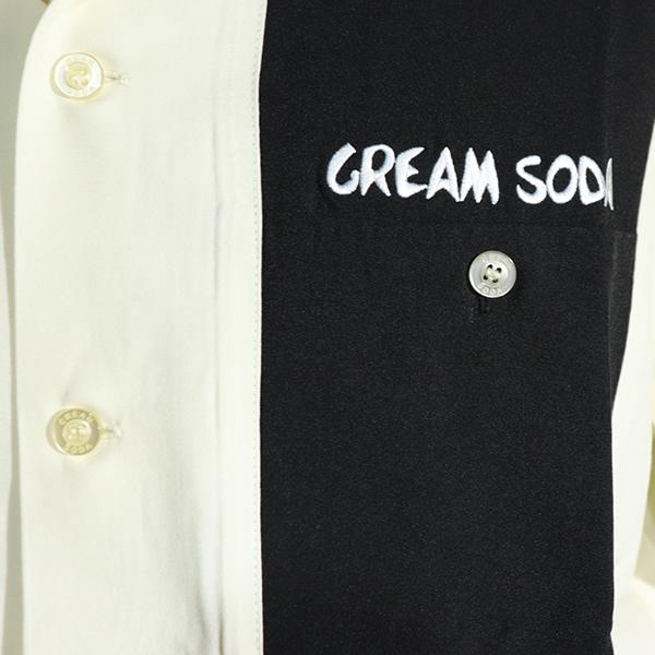 クリームソーダ（CREAM SODA） 縦切り替えしシャツ PD26SH-03 ロック