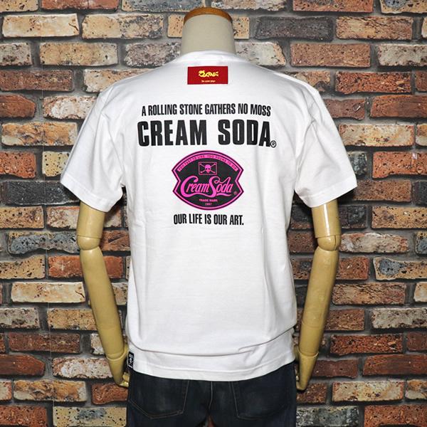 クリームソーダ（CREAM SODA） ○送料無料○ CS ストローTシャツ PD26T