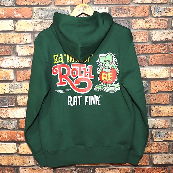 MOONEYES RAT FINK ラットフィンク MAZOOMA プルパーカー RISKF103