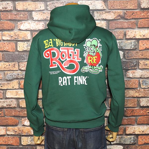 MOONEYES RAT FINK ラットフィンク MAZOOMA プルパーカー RISKF103