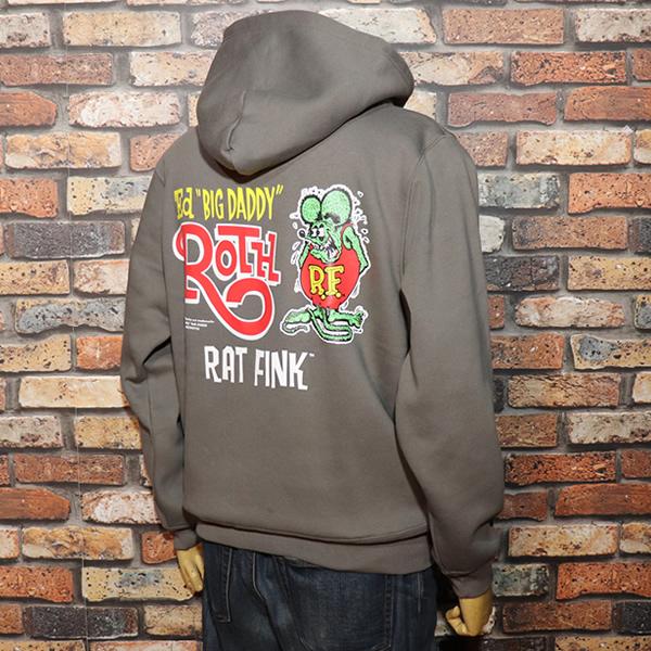 MOONEYES RAT FINK ラットフィンク MAZOOMA プルパーカー RISKF103