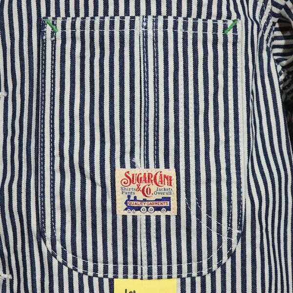 〈新品〉シュガーケーン ヒッコリー ストライプ ワーク コート SC15656 楽天市場】シュガーケーン 11oz ヒッコリー ストライプ ワーク