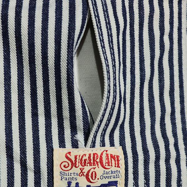 〈新品〉シュガーケーン ヒッコリー ストライプ ワーク コート SC15656 sc15656_1.jpg