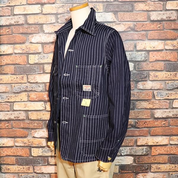 SUGAR CANE シュガーケーン 9oz. WABASH STRIPE WORK COAT