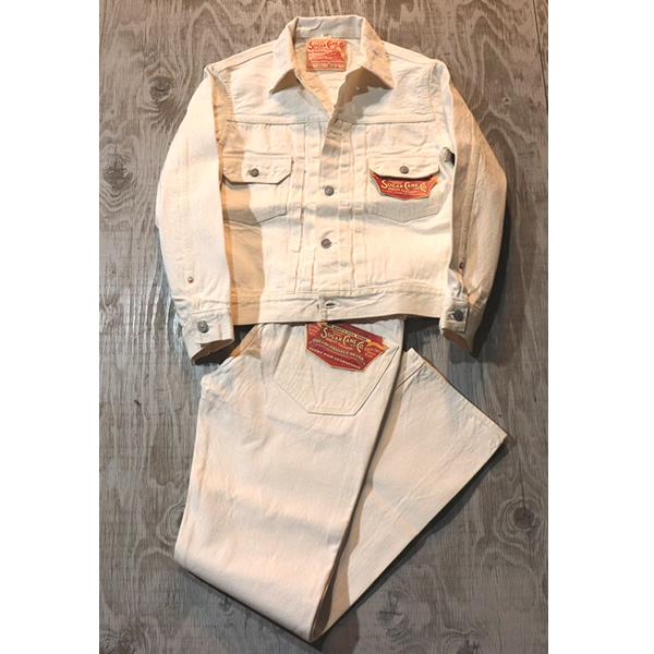 SUGAR CANE シュガーケーン 13oz. WHITE DENIM JACKET 1953 MODEL