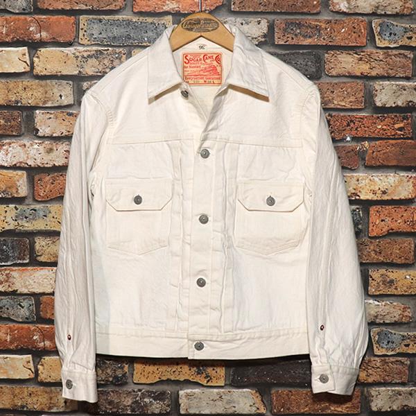 SUGAR CANE シュガーケーン 13oz. WHITE DENIM JACKET 1953