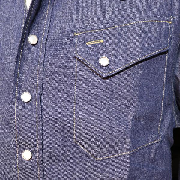 SUGAR CANE シュガーケーン BLUE DENIM WESTERN SHIRT ブルーデニム