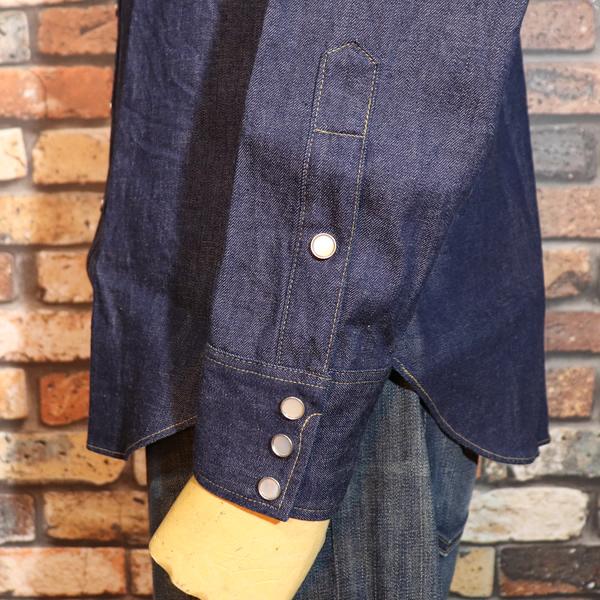 SUGAR CANE シュガーケーン BLUE DENIM WESTERN SHIRT ブルーデニム