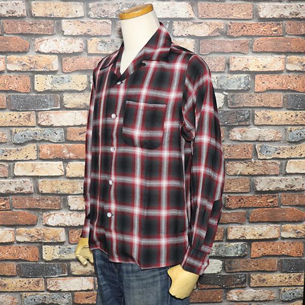 SUGAR CANE シュガーケーン RAYON OMBRE CHECK OPEN SHIRT レーヨン