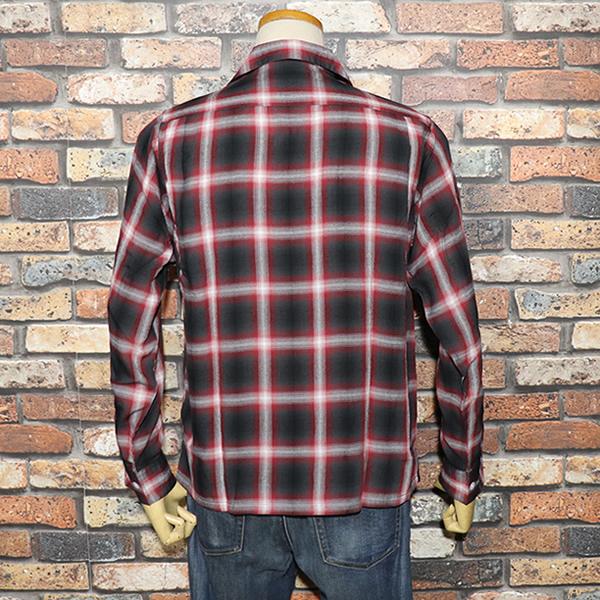 SUGAR CANE シュガーケーン RAYON OMBRE CHECK OPEN SHIRT レーヨン