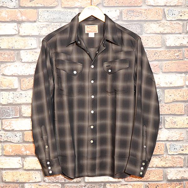 SUGAR CANE シュガーケーン OMBRE CHECK WESTERN SHIRT オンブレ