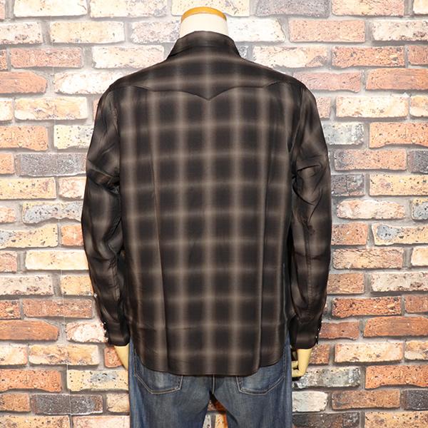 SUGAR CANE シュガーケーン OMBRE CHECK WESTERN SHIRT オンブレ