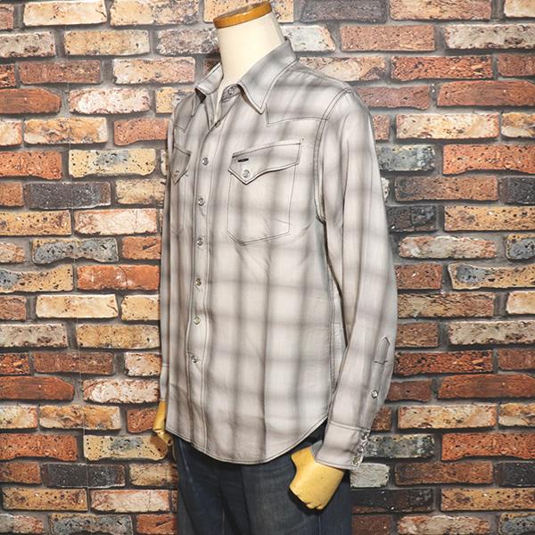 SUGAR CANE シュガーケーン OMBRE CHECK WESTERN SHIRT オンブレ