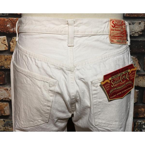 SUGAR CANE シュガーケーン 13oz. WHITE DENIM 1947 MODEL (REGULAR
