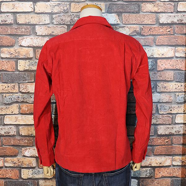 STYLE EYES（スタイルアイズ） 2TONE CORDUROY SPORTS SHIRTS RED
