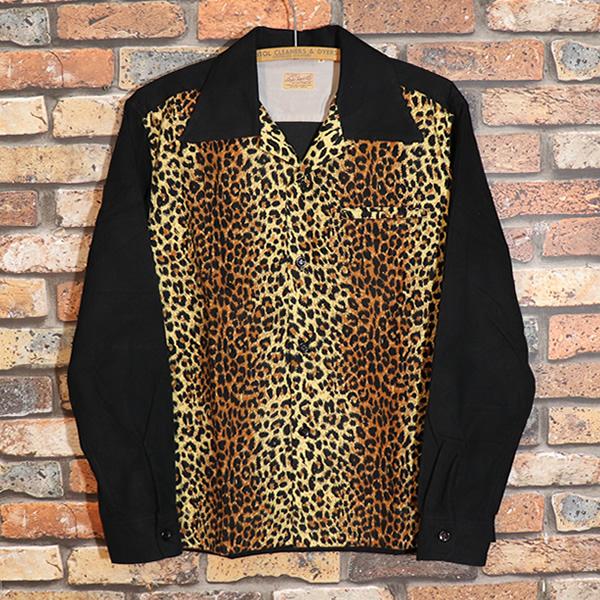 STYLE EYES（スタイルアイズ） LEOPARD×PLAIN FLANNEL SPORT SHIRT