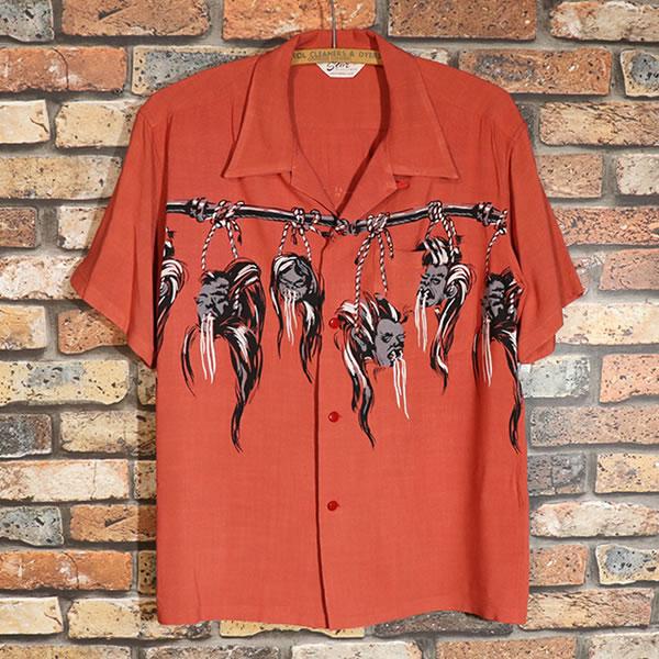 STAR OF HOLLYWOOD スターオブハリウッド HOPSACK RAYON OPEN SHIRT