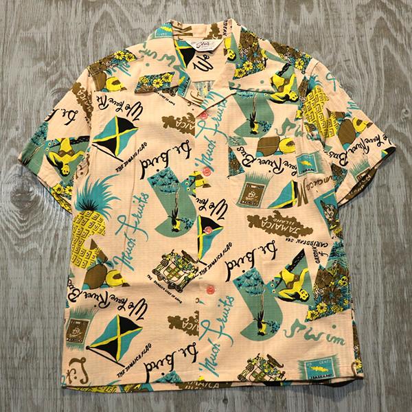 STAR OF HOLLYWOOD スターオブハリウッド DOBBY COTTON OPEN SHIRT