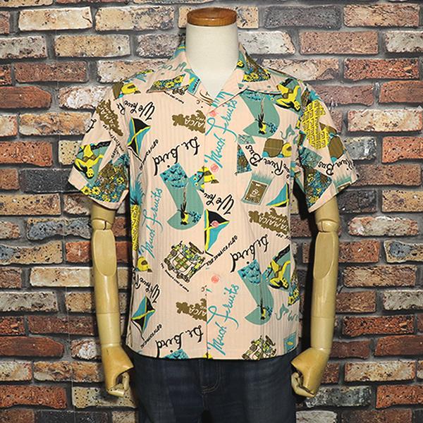 STAR OF HOLLYWOOD スターオブハリウッド DOBBY COTTON OPEN SHIRT