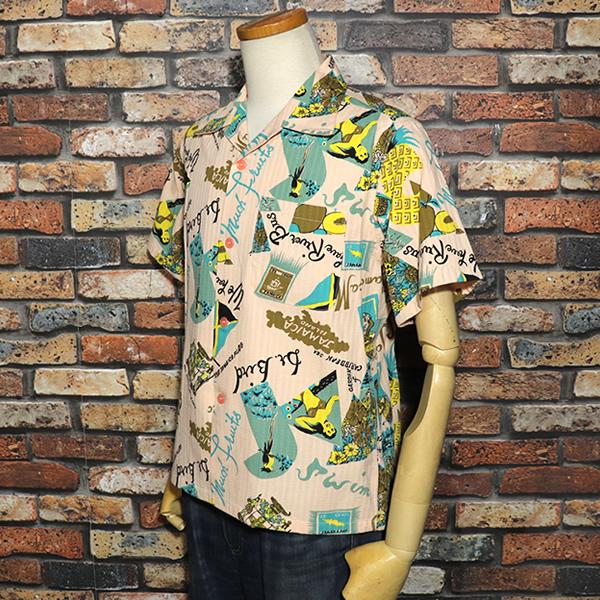 STAR OF HOLLYWOOD スターオブハリウッド DOBBY COTTON OPEN SHIRT