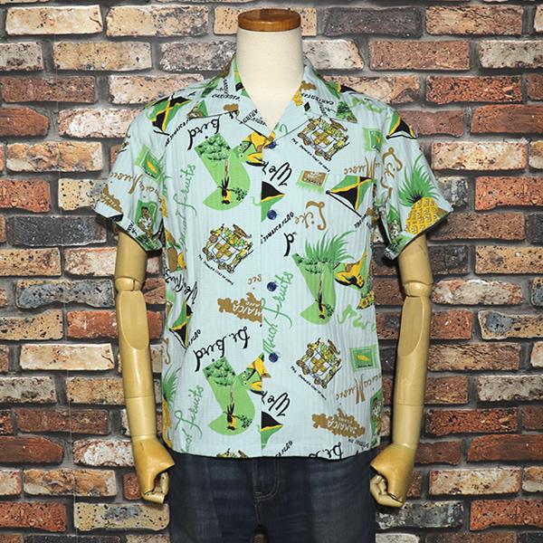 STAR OF HOLLYWOOD スターオブハリウッド DOBBY COTTON OPEN SHIRT