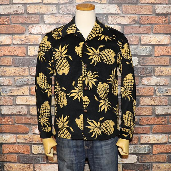 SUN SURF アロハシャツ 長袖 東洋エンタープライズ パイナップル L SUN SURF サンサーフ DUKE'S PINEAPPLE デュークスパイナップル