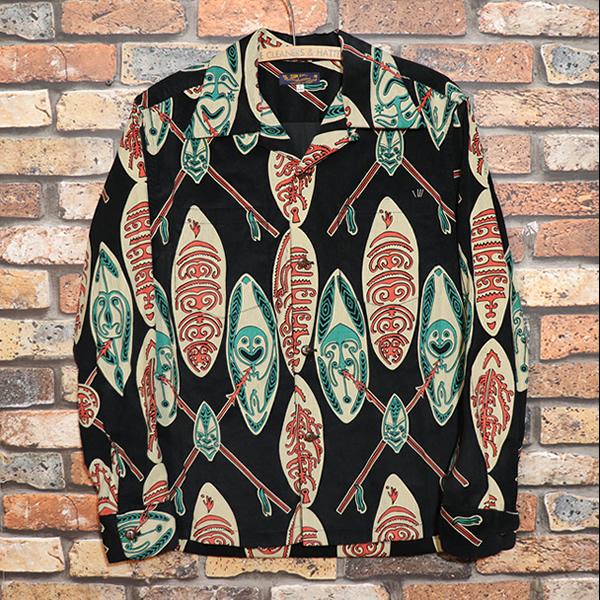 SUN SURF コットン オープンカラー 長袖シャツ　東洋エンタープライズ SUN SURF サンサーフ GOD'S SHIELD ゴッド・シールド CORDUROY OPEN