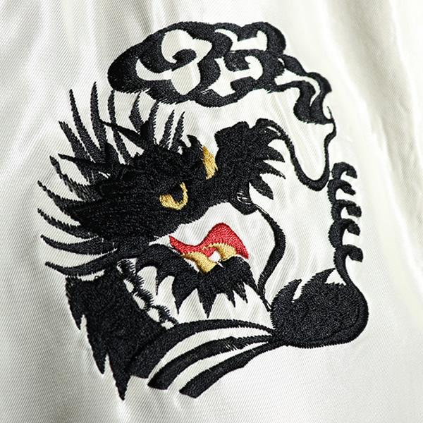 TAILOR TOYO テーラー東洋 Mid 1950s Style Acetate Souvenir Jacket ROARING TIGER × BLACK DRAGON 1950年代スタイル アセテートスカジャン Lot No.TT15877の画像
