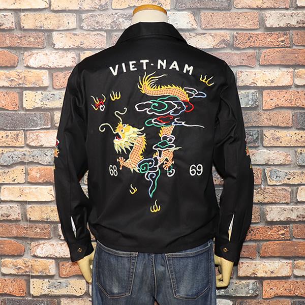TAILOR TOYO テーラー東洋 Late 1960's Style Cotton Vietnam Jacket 1960年代後半作品 ベトナムジャケット DRAGON ドラゴン TT15879  ベトジャン ドラゴン刺繍の画像