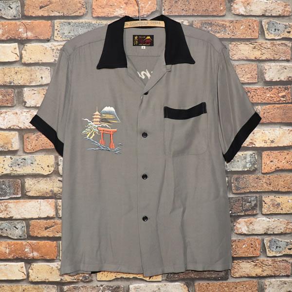 TAILOR TOYO テーラー東洋 スカボウリングシャツ JAPAN MAP 日本地図柄