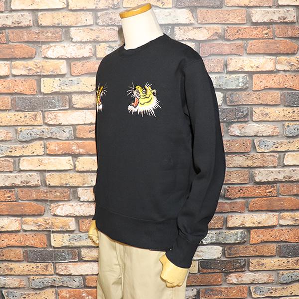 TAILOR TOYO テーラー東洋 SUKA CREW SWEAT EMBROIDERED “TIGER” スカ