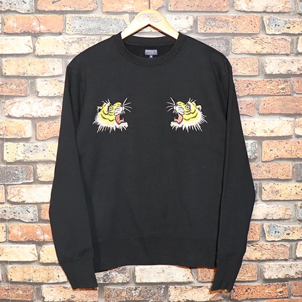 TAILOR TOYO テーラー東洋 SUKA CREW SWEAT EMBROIDERED “TIGER” スカ