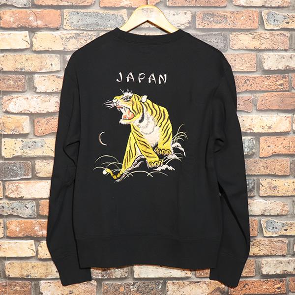 TAILOR TOYO テーラー東洋 SUKA CREW SWEAT EMBROIDERED “TIGER” スカ
