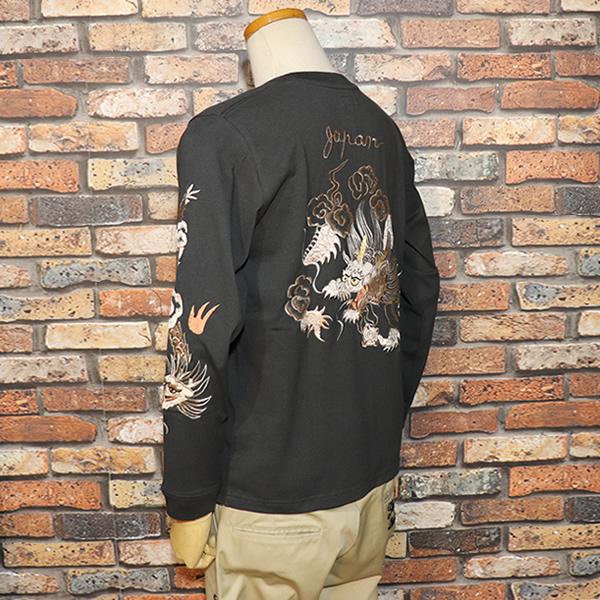 TAILOR TOYO テーラー東洋 LONG SLEEVE SUKA T-SHIRT EMBROIDERED