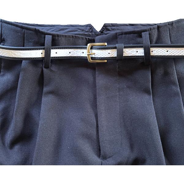 GOOD ROCKIN'（グッドロッキン） Twotone skinny Belt 2トーン
