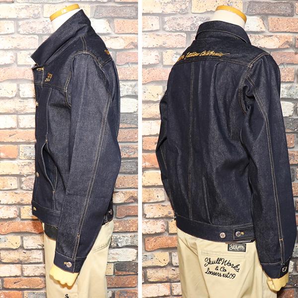 MOONEYES ムーンアイズ SFS デニム トラッカージャケット WM094DM アメ