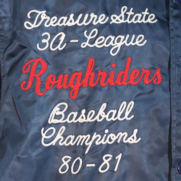 WHITESVILLE WHITESVILL NYLON COACH JACKET ROUGH RIDERS NAVY