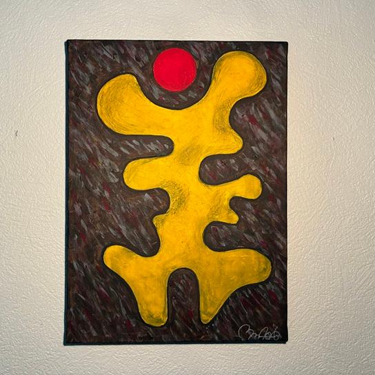 銀MARO独自のアート　脳波画「人の悪意に汚されても　私の心は汚れない」 | 