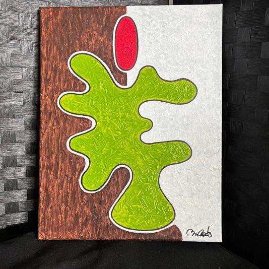 銀MARO独自のアート　脳波画「不倒心」 | 
