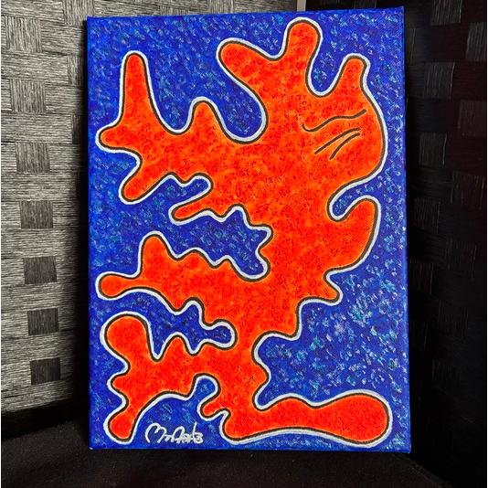 銀MARO独自のアート　脳波画「おめでとう。苦しかったね　辛かったね　でもやり切ったね」 | 