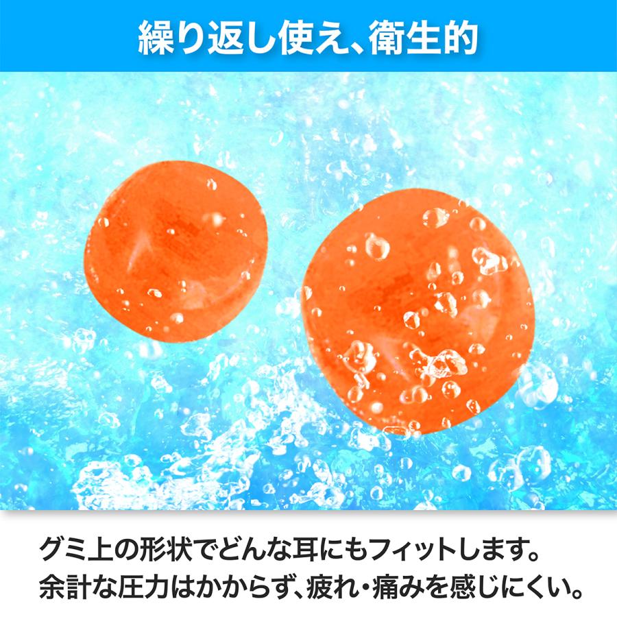 ソフト耳栓 睡眠用 防音 いびき 快眠 軽量 高性能 水洗い 集中 騒音 勉強 遮音 サーフィン 6個set |  | 06