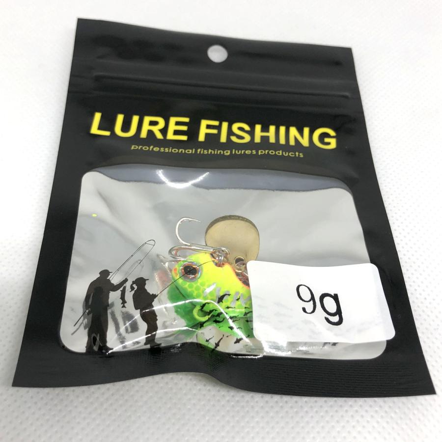 メタルジグ メタルバイブ 9ｇ スピンテールジグ ジグスピナー 6個セット 小型ルアー ブラックバス シーバス ヒラメ |  | 09