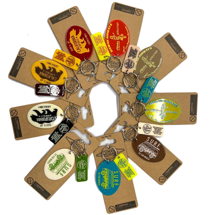 アメリカンなアクリルキーホルダー アクリル キータグ CAR KEY TAG キータグ タグキー ガレージ USAK001BR