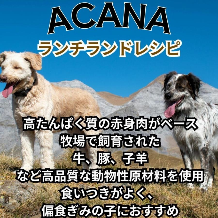 アカナacana ランチランド全犬種全年齢11.4kg 未開封 並行輸入品】 アカナ ランチランド レシピ 全犬種 全年齢用