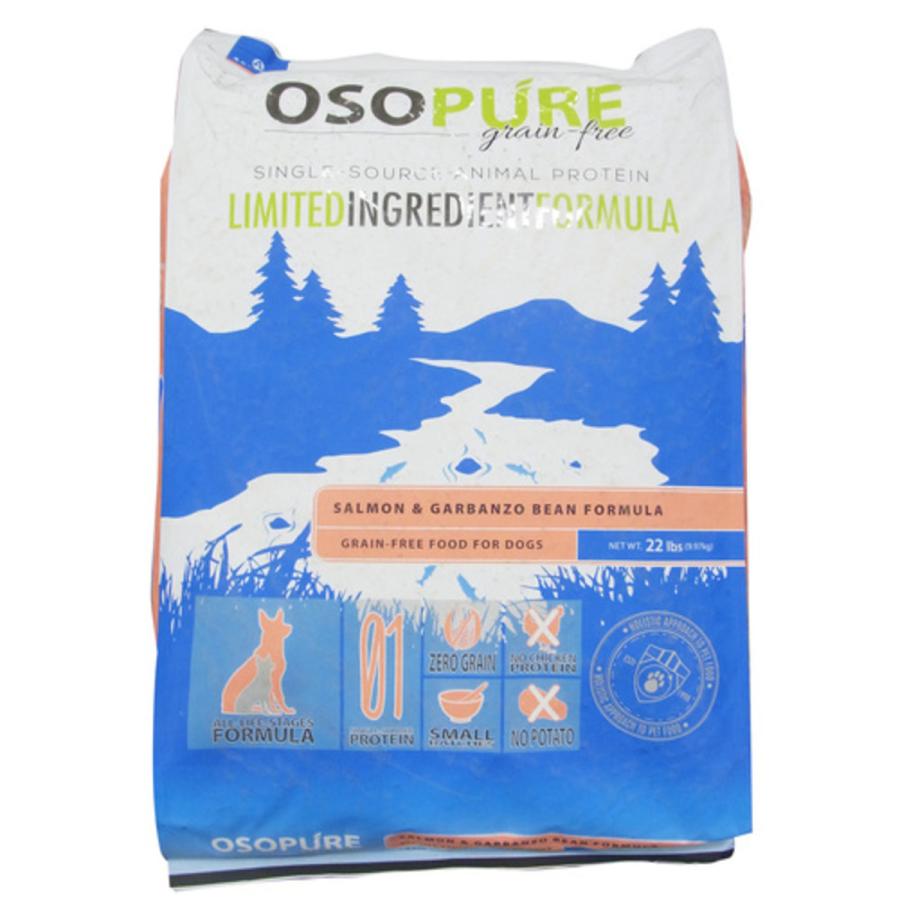 OSO PURE サーモン & ガルバンゾー豆 10 lbs OSO PURE サーモン & ガルバンゾー豆 10 lbs