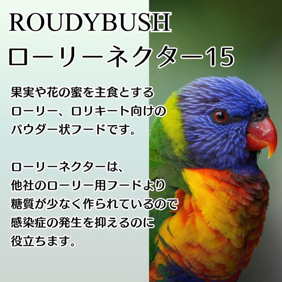 ラウディブッシュ ローリーネクター15 鳥類用 ヒインコ ローリー