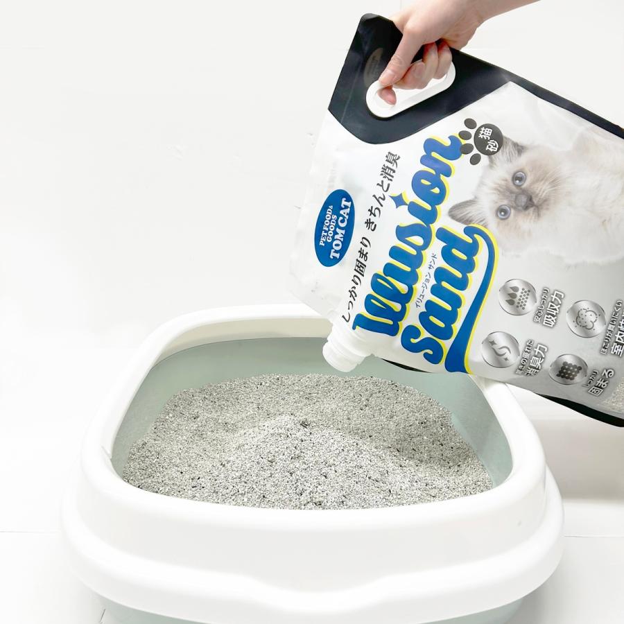 トムキャット イリュージョンサンド 猫砂 4.5L×4袋入の画像