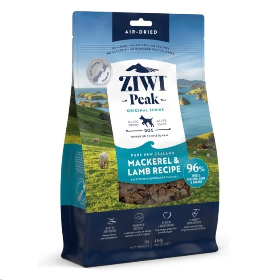 ジウィピーク マッカローラムレシピ & ラムレシピ454g 2袋セット ジウィピーク ZIWI Peak マッカロー＆ラム レシピ 犬用 ドッグフード