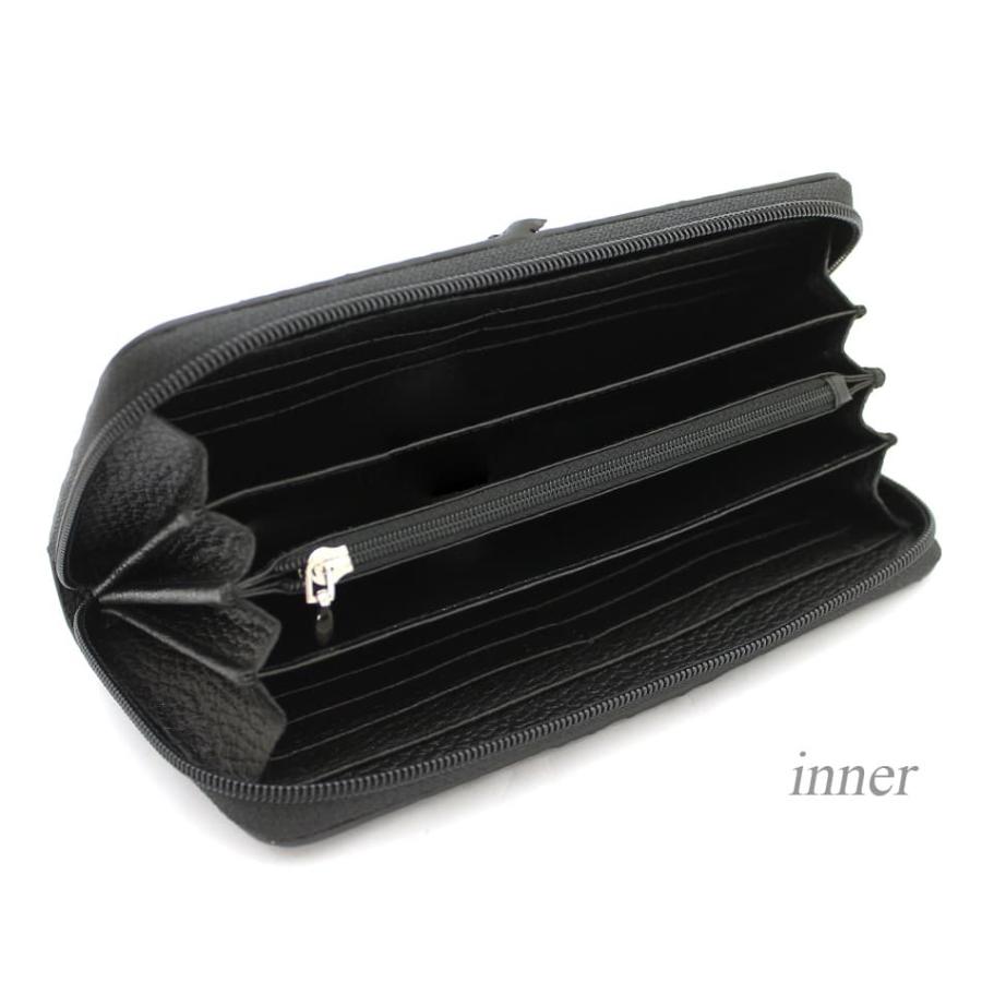 ロングウォレット ワニ革 送料無料 本革 エキゾチックレザー 長財布 カイマン 鰐 ワニ わに メンズ ワニ革